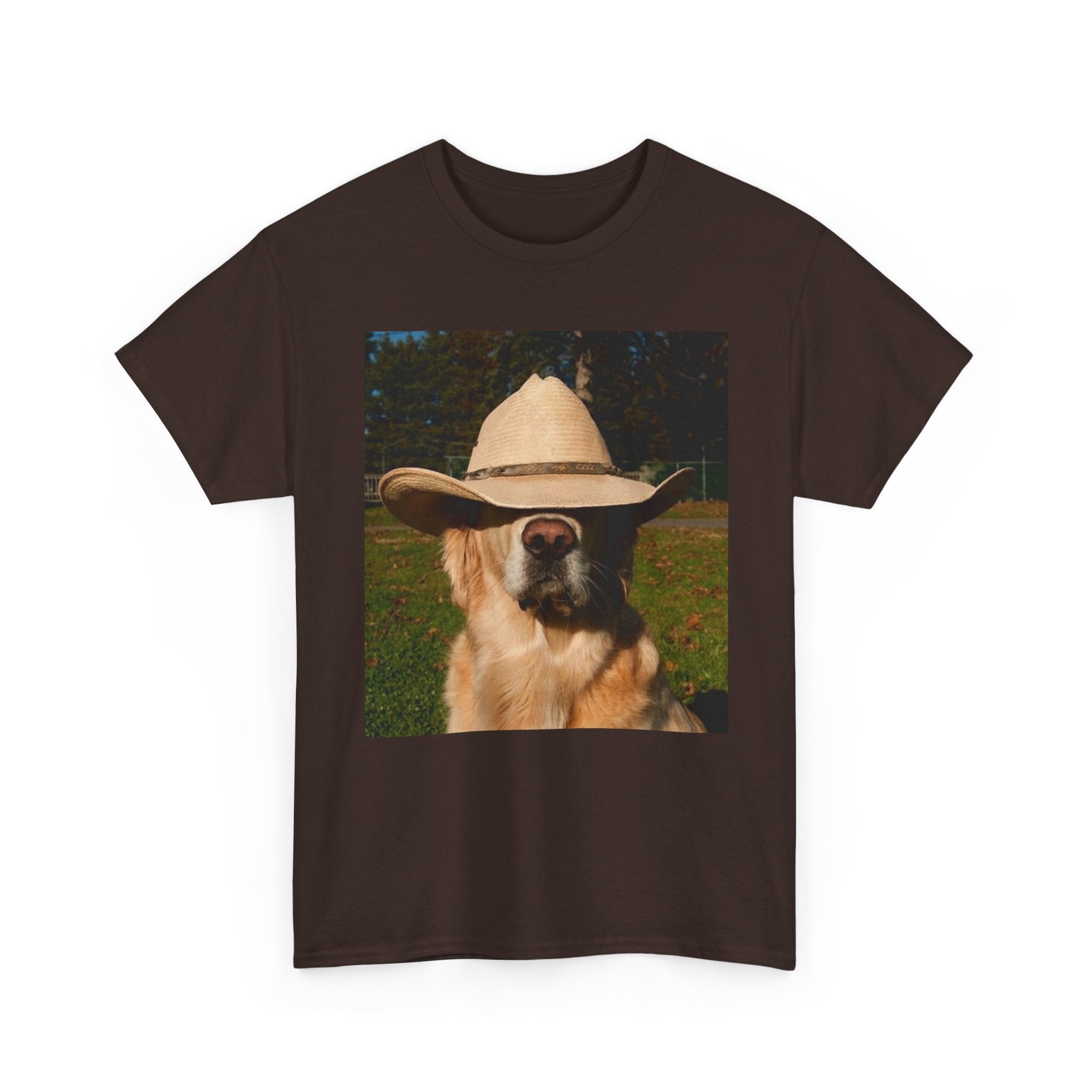 Funny Retriever Cowboy Hat Tee