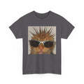 Rockstar Cat With Glasses Tee