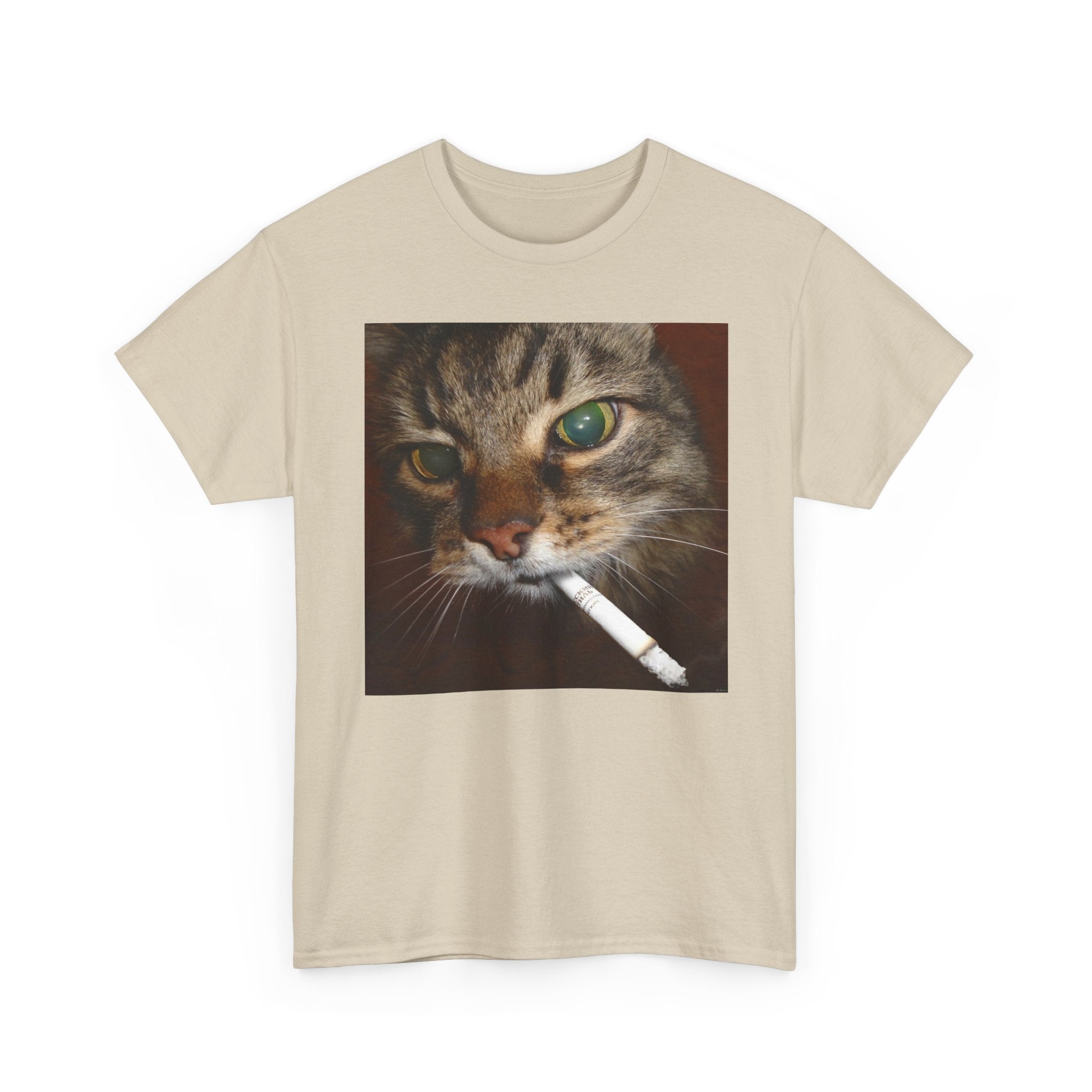 Cat Smoking Cigarette Tee