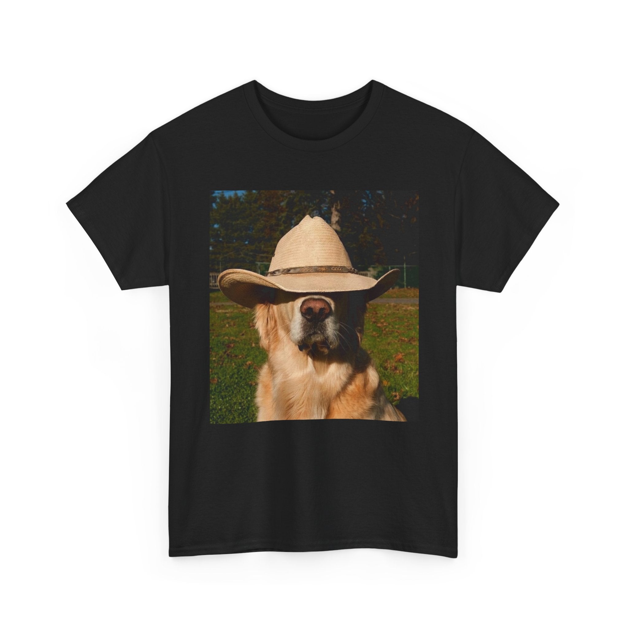 Funny Retriever Cowboy Hat Tee