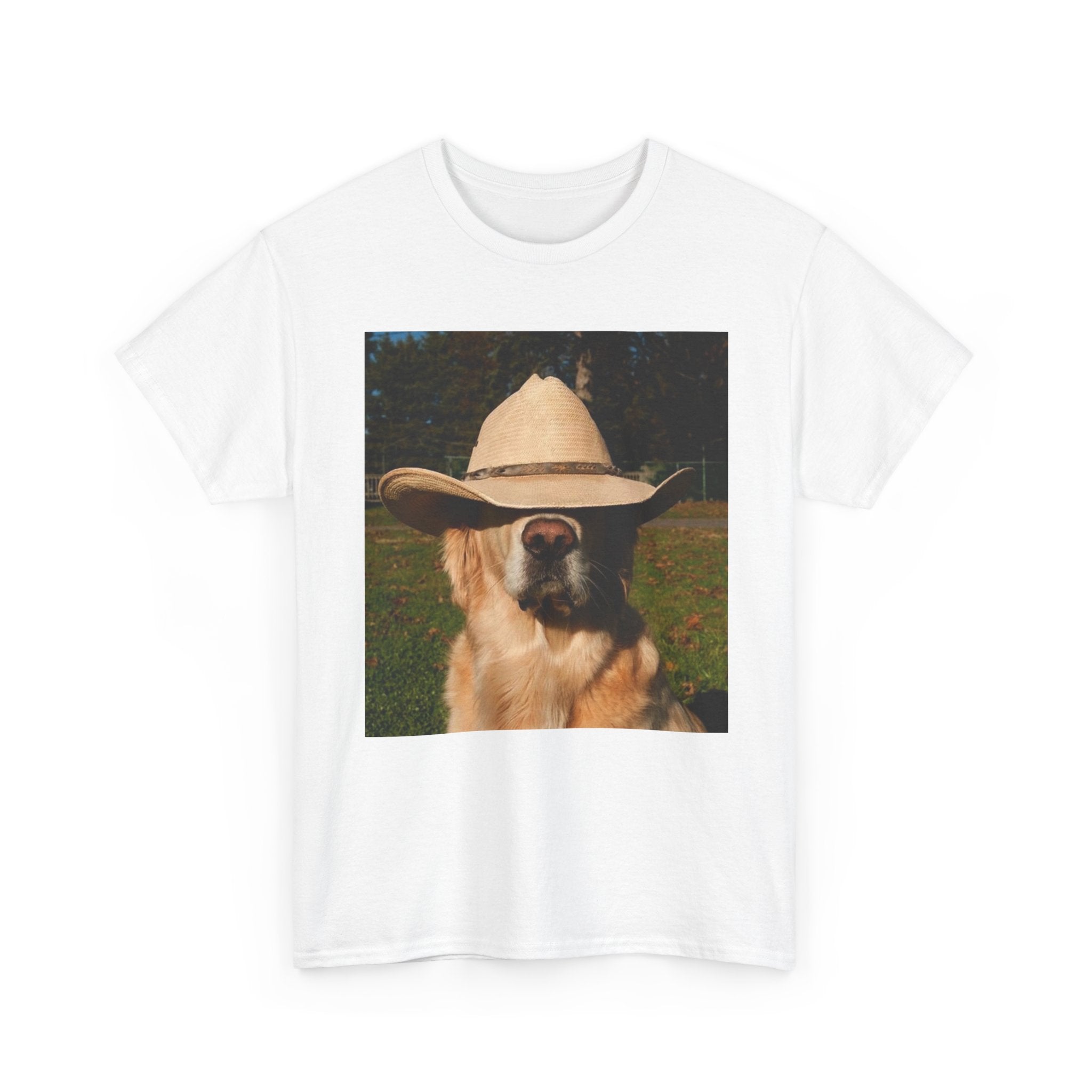 Funny Retriever Cowboy Hat Tee